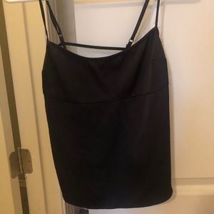 Urban outfitters black silky top